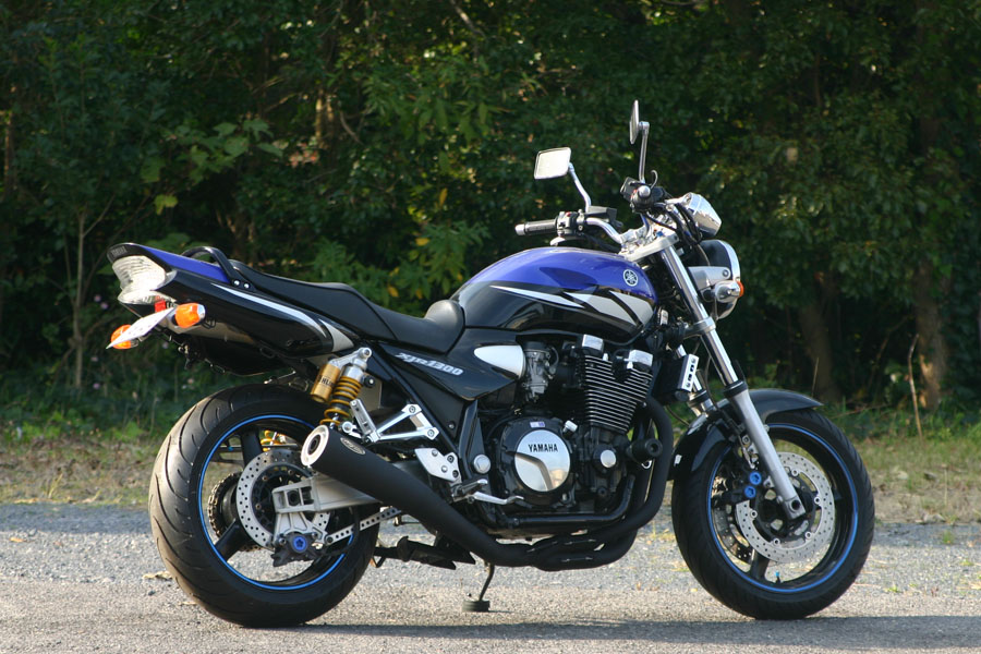 xjr1200 xjr1300 ノジマ　ステンレスマフラー　カーボン　フルエキ