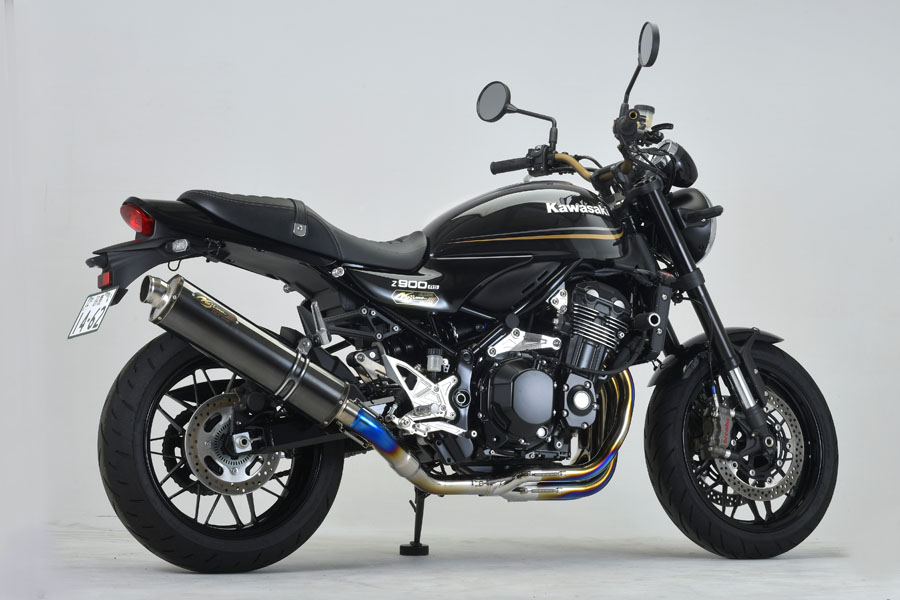 z900rs ノジマ　DLCチタン機械曲げフルエキゾースト