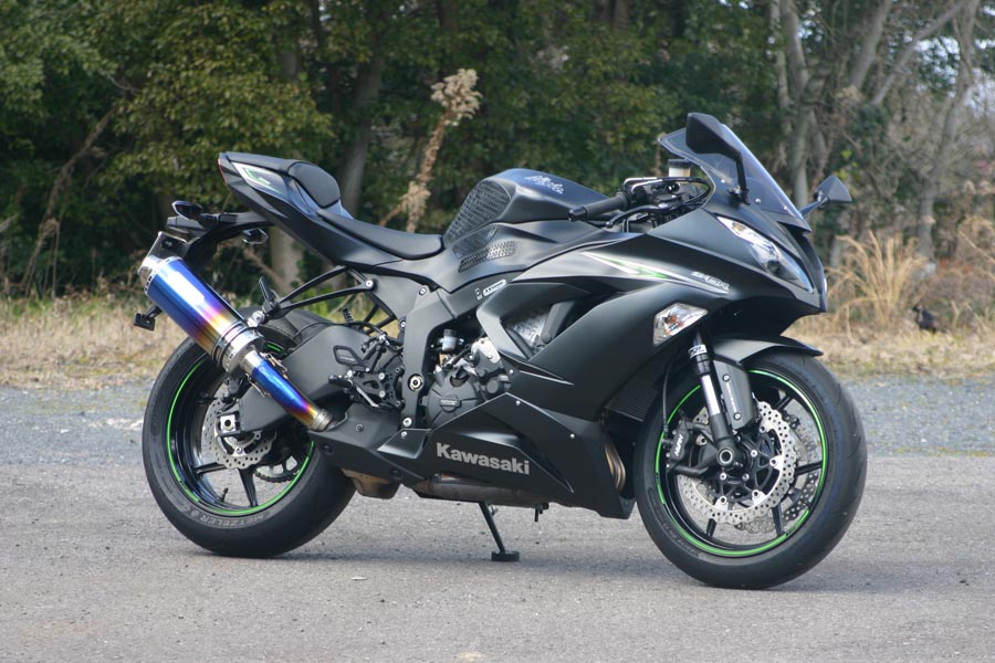 zx-6r ノジマ nojima GT HEAT スリップオンマフラー